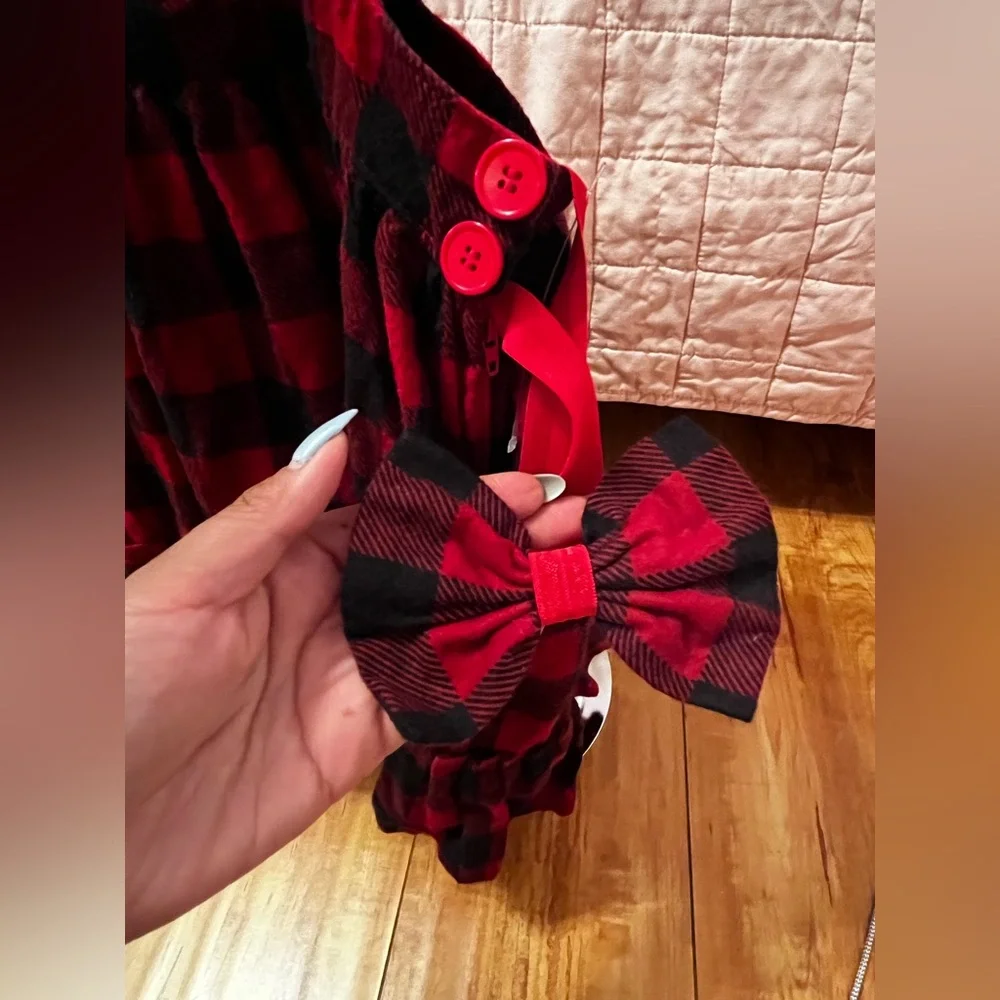 Source Unknown Checkered Ruffle Dress - Picture 3 of 3